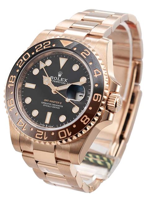 rolex gmt rose gold